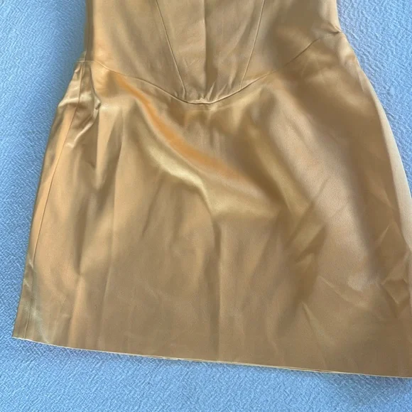 HOUSE OF CB ENYA APRICOT CORSET MINI DRESS, Size Small, $225 - Picture 15 of 17